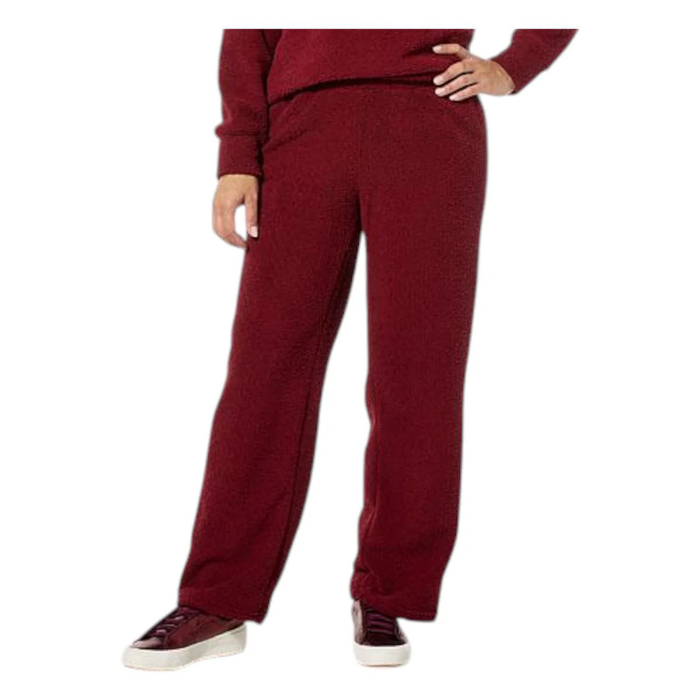 Comfort Code Women's Marshmallow Knit Pull-On Pant Maroon - Regular